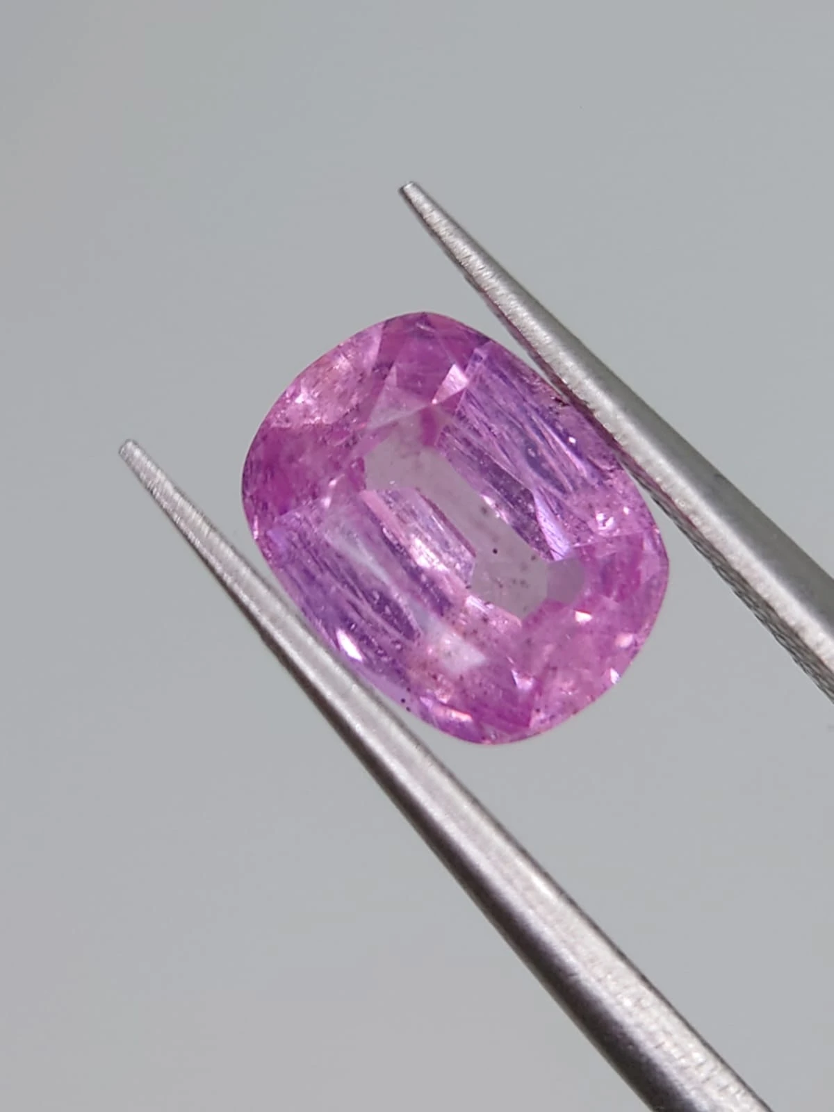 2ct Natural Untreated Tenebrescent Color Change Pink Sapphire Sapphire from Afghanistan — view 5